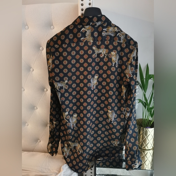 Zara satin dress shirt - Picture 2 of 3